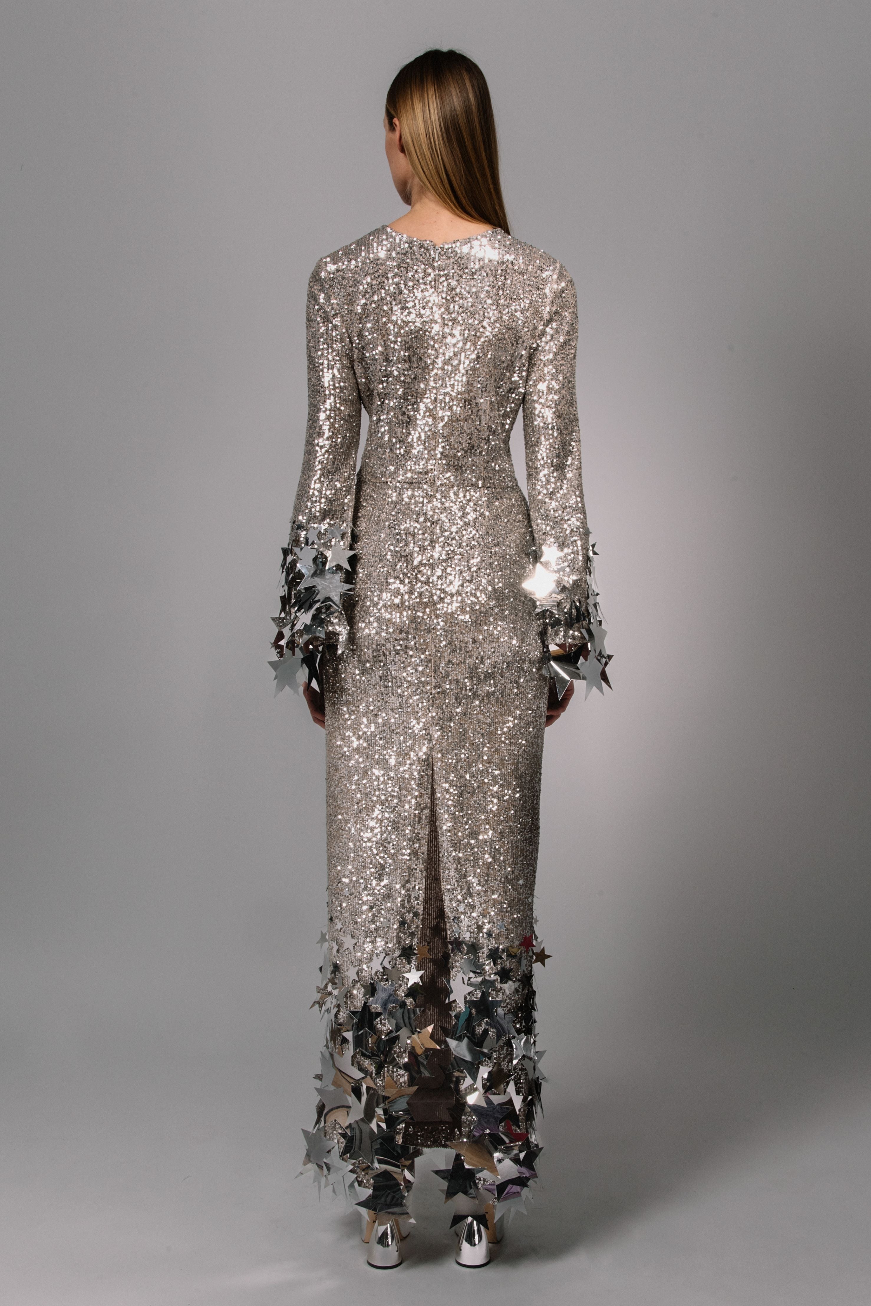Growing Star Long Sleeve Gown