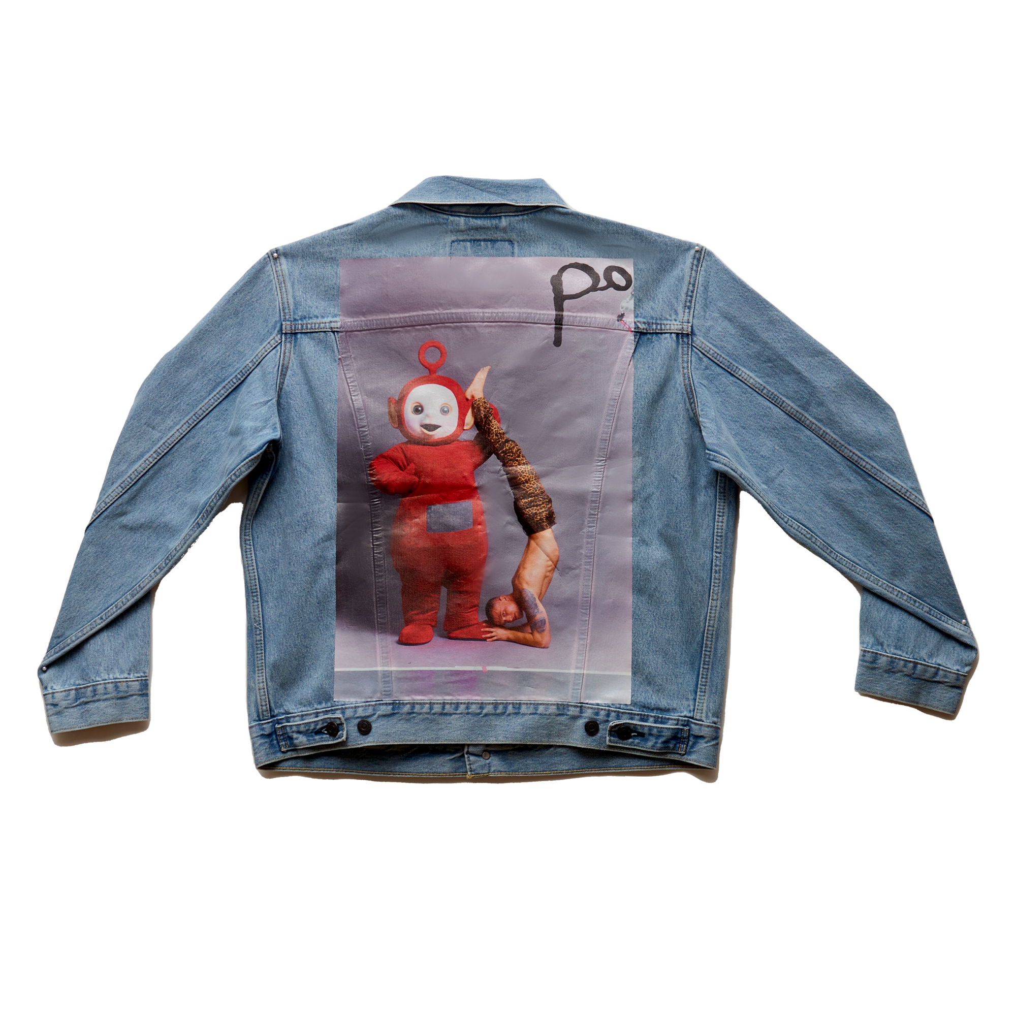 Astroworld denim outlet jacket