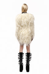 Feather Aura Blazer Dress