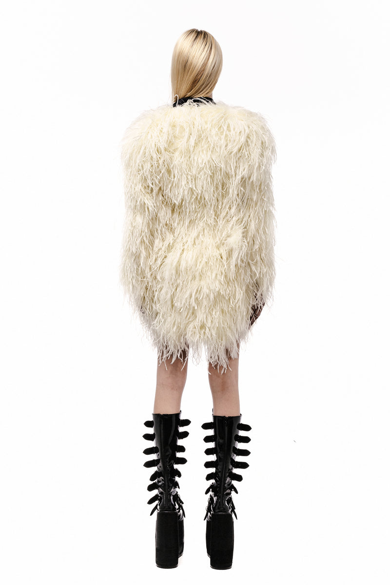 Feather Aura Blazer Dress