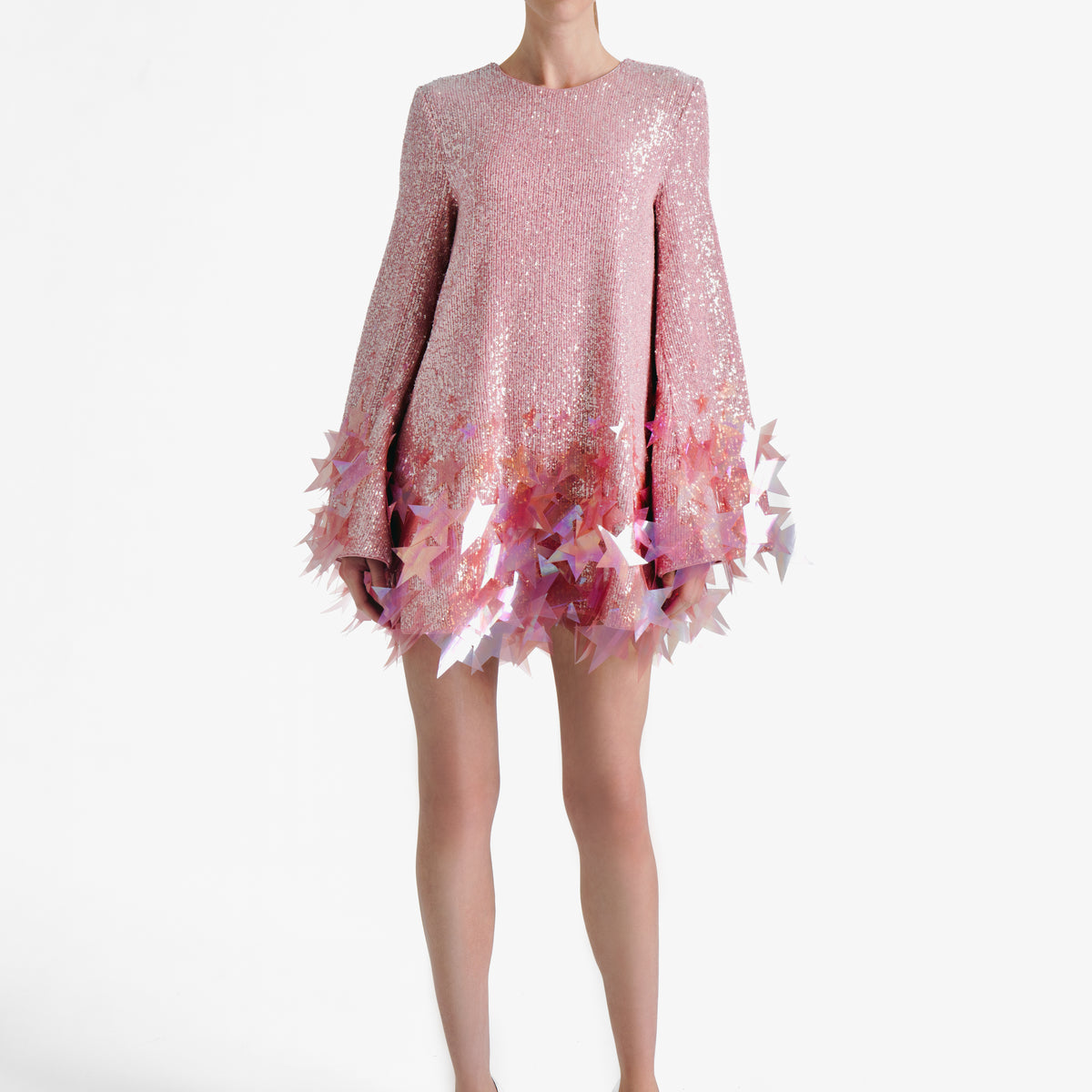 Pink Growing Star Shift Dress
