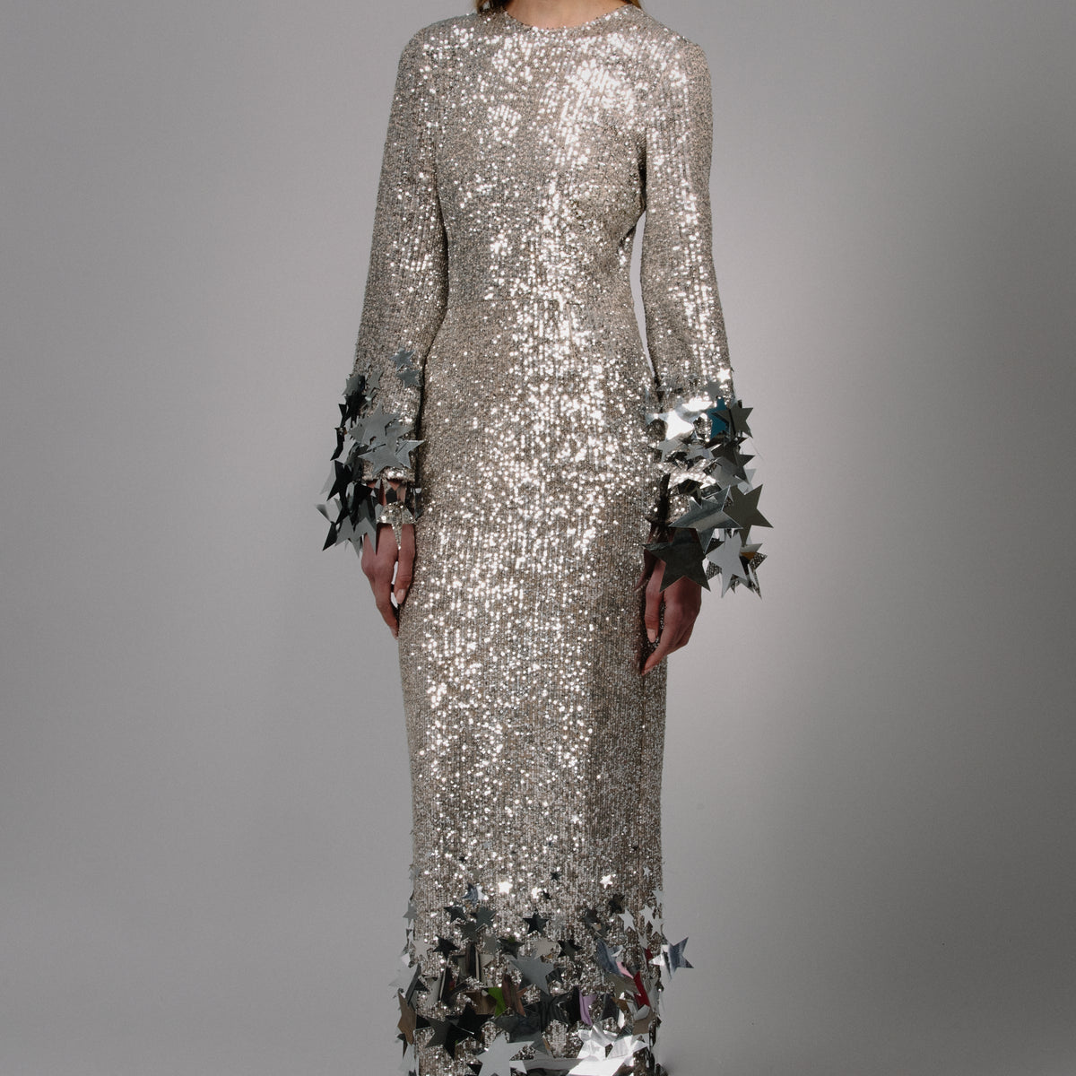 Growing Star Long Sleeve Gown