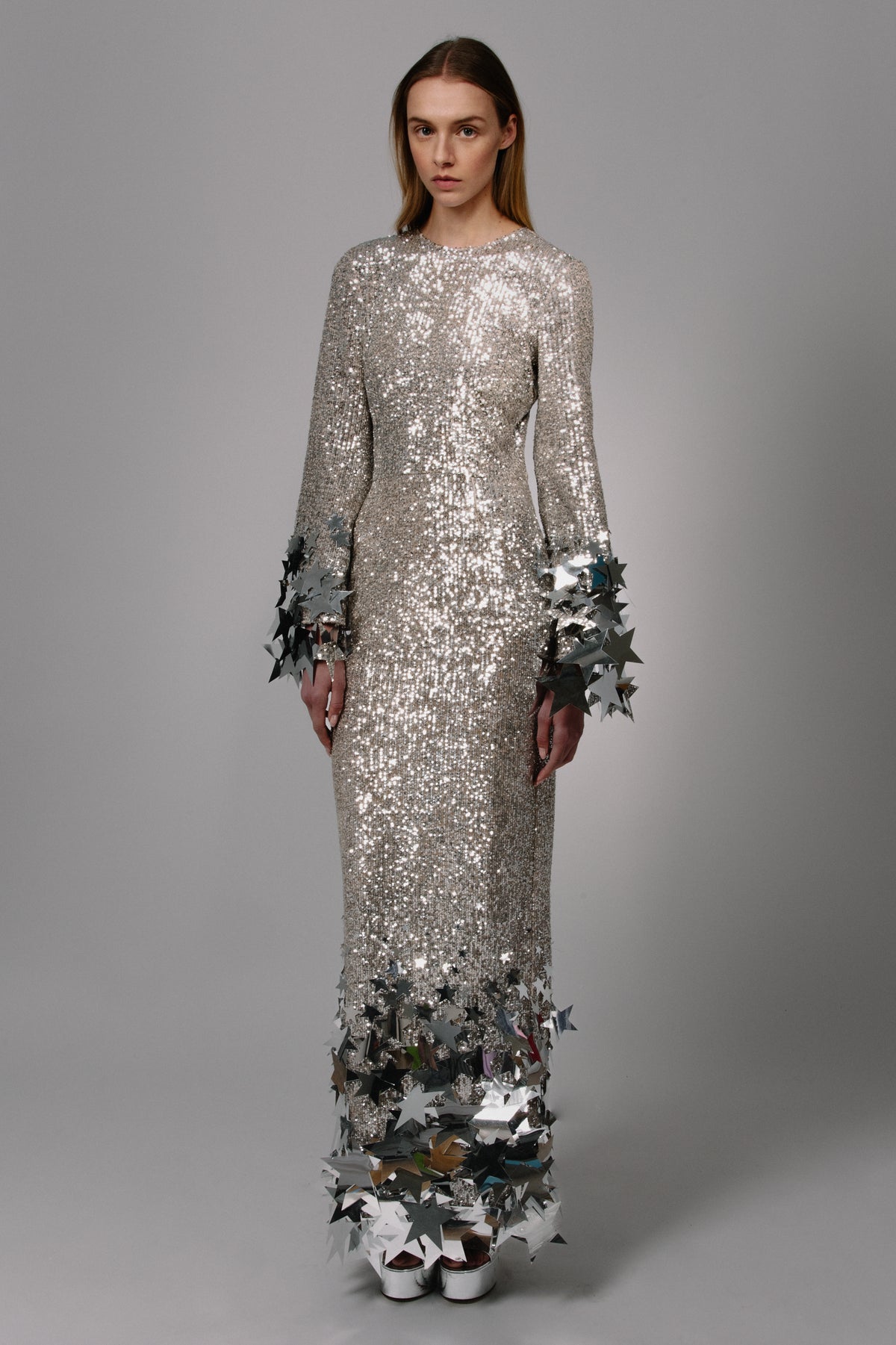 Growing Star Long Sleeve Gown – CHRISTIAN COWAN